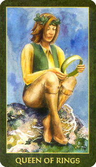 䴫˵ - Folklore Tarot - Ǯ - Queen Of Pentacles