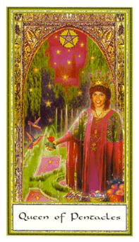 ܶ - Gendron Tarot - Ǯ - Queen Of Pentacles