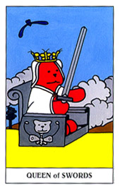 С - Gummy Bear Tarot -  - Queen Of Swords