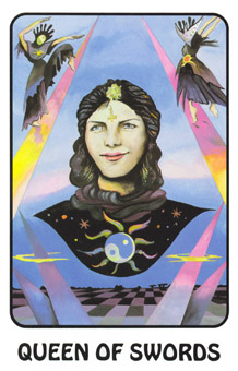  - Karma Tarot -  - Queen Of Swords