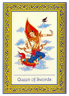 ̩ʼ - Royal Thai Tarot -  - Queen Of Swords