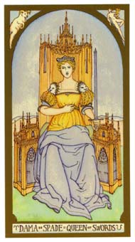 ո - Renaissance Tarot -  - Queen Of Swords