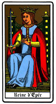 ˹ - Oswald Wirth Tarot -  - Queen Of Swords