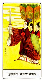 й - Chinese Tarot -  - Queen Of Swords