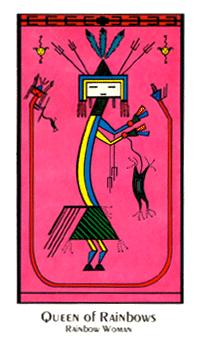 ʥ - Santa Fe Tarot -  - Queen Of Swords