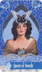 ÷ - Zerner Farber Tarot -  - Queen Of Swords