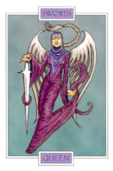  - Winged Spirit Tarot -  - Queen Of Swords
