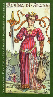  - Tarot Of Master -  - Queen Of Swords