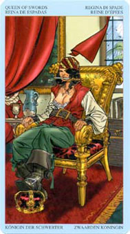  - Sea Rover Tarot -  - Queen Of Swords