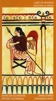 ³ - Etruscan Tarot -  - Queen Of Swords