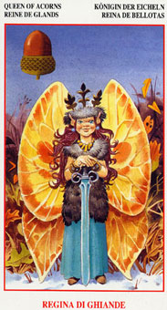  - The Fairy Tarot -  - Queen Of Swords