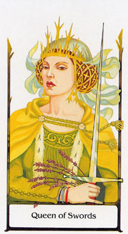 ž - Tarot Of The Old Path -  - Queen Of Swords