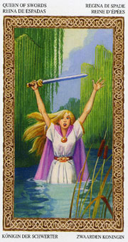 ³ - Tarot of Druids -  - Queen Of Swords