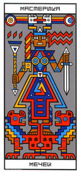 ϲ - Rocambole Tarot -  - Queen Of Swords