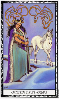  - Unicorn Tarot -  - Queen Of Swords