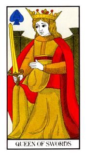 ʹ - Angel Tarot -  - Queen Of Swords