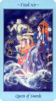  - Celestial Tarot -  - Queen Of Swords