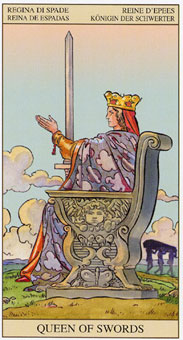 ӽΰ - Tarot of the New Vision -  - Queen Of Swords