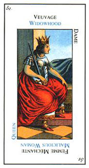  - Etteilla Tarot -  - Queen Of Swords