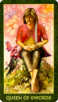 䴫˵ - Folklore Tarot -  - Queen Of Swords