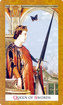 ƽʱ - Golden Tarot -  - Queen Of Swords