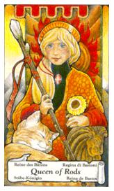 ɭ޲ - Hanson Roberts Tarot - Ȩ - Queen Of Wands