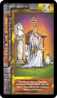 ֮ - Lord of the Rings Tarot - Ȩ - Queen Of Wands