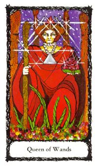 ʥõ - Sacred Rose Tarot - Ȩ - Queen Of Wands