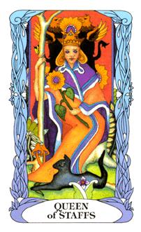 ¹⻨԰ - Moon Garden Tarot - Ȩ - Queen Of Wands