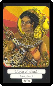 ʱ - Merry Day Tarot - Ȩ - Queen Of Wands