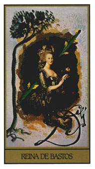 ߶ - Salvador Dali Tarot - Ȩ - Queen Of Wands