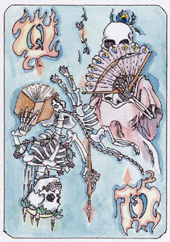  - Tarot of the Dead - Ȩ - Queen Of Wands