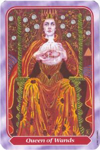  - Spiral Tarot - Ȩ - Queen Of Wands