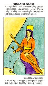 ѧ - Starter Tarot - Ȩ - Queen Of Wands