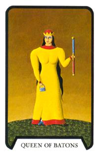 Ů - Tarot of the Witches - Ȩ - Queen Of Wands