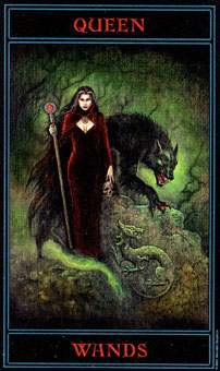  - The Gothic Tarot - Ȩ - Queen Of Wands