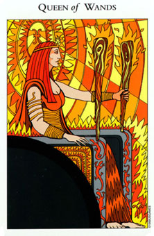  - Tarot Of The Sephiroth - Ȩ - Queen Of Wands