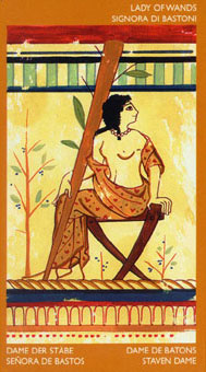 ³ - Etruscan Tarot - Ȩ - Queen Of Wands