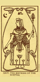 ˣUSG - Egyptian Tarot - Ȩ - Queen Of Wands