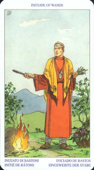 ͽ - Pagan Tarot - Ȩ - Queen Of Wands