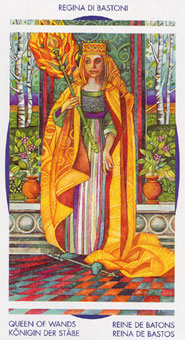 ˮ - Crystal Tarot - Ȩ - Queen Of Wands