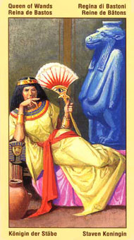 ˹ - Ramses Tarot of Eternity - Ȩ - Queen Of Wands