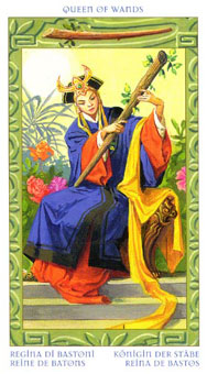 ֮ - Tarot of the Journey to the Orient - Ȩ - Queen Of Wands