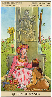 ӽΰ - Tarot of the New Vision - Ȩ - Queen Of Wands