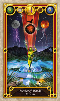 Ѱ - Quest Tarot - Ȩ - Queen Of Wands