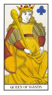 ʹ - Angel Tarot - Ȩ - Queen Of Wands