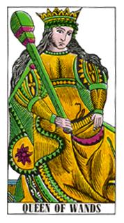  - Classic Tarot - Ȩ - Queen Of Wands