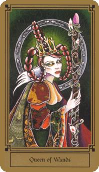  - Fantastical Tarot - Ȩ - Queen Of Wands