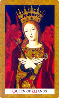 ƽʱ - Golden Tarot - Ȩ - Queen Of Wands