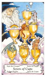 ɭ޲ - Hanson Roberts Tarot - ʥ - Seven Of Cups